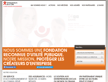 Tablet Screenshot of entrepreneursdelacite.org